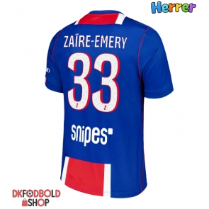 Paris Saint-Germain Warren Zaire-Emery #33 Hjemmebanetrøje 2026-27 Kort ærmer